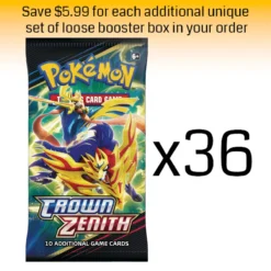 Pokémon TCG: Crown Zenith Loose Booster Box: 36 Loose Packs