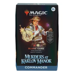 Wizards Of The Coast Magic The Gathering: Murders At Karlov Manor: Commander Decks -Deals Zulus Games Store MKM Blame Games fixed