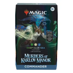 Wizards Of The Coast Magic The Gathering: Murders At Karlov Manor: Commander Decks -Deals Zulus Games Store MKM Deep Clue Sea fixed