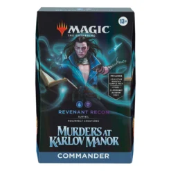 Wizards Of The Coast Magic The Gathering: Murders At Karlov Manor: Commander Decks -Deals Zulus Games Store MKM Revenant Recon fixed