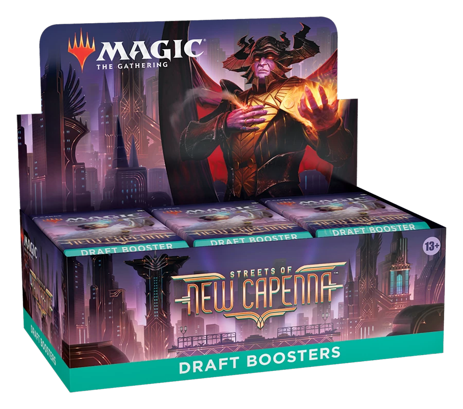 Wizards Of The Coast Magic The Gathering: Streets Of New Capenna: Draft Booster Box 3 Wizards Of The Coast Magic The Gathering: Streets Of New Capenna: Draft Booster Box
