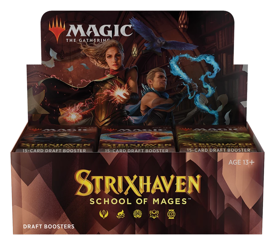 Wizards Of The Coast Magic The Gathering: Strixhaven: Draft Booster Box 3 Wizards Of The Coast Magic The Gathering: Strixhaven: Draft Booster Box