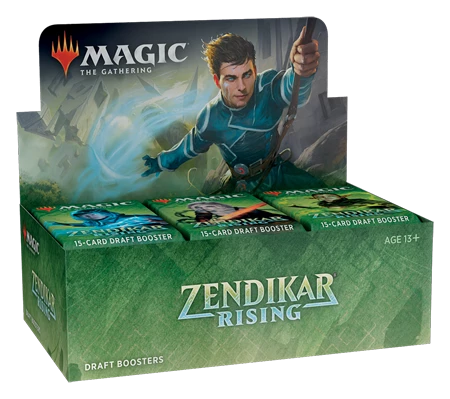 Wizards Of The Coast Magic The Gathering: Zendikar Rising: Draft Booster Box 3 Wizards Of The Coast Magic The Gathering: Zendikar Rising: Draft Booster Box