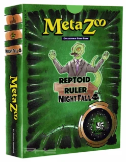 MetaZoo TCG: Nightfall Theme Deck -Deals Zulus Games Store MetaZoo Nghtfall 05 ThemeDeck ReptoidRuler