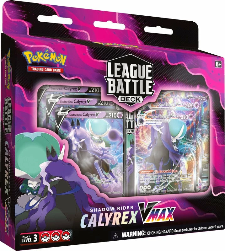 Pokemon TCG: Ice Rider/Shadow Rider Calyrex Vmax League Battle Deck 4 Pokemon TCG: Ice Rider/Shadow Rider Calyrex Vmax League Battle Deck - Image 2