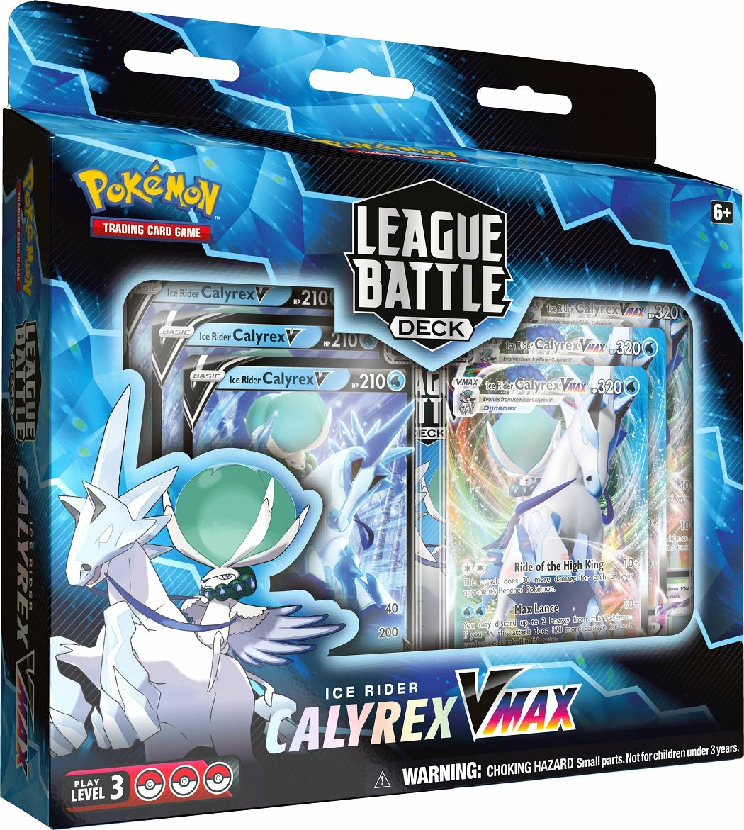 Pokemon TCG: Ice Rider/Shadow Rider Calyrex Vmax League Battle Deck 3 Pokemon TCG: Ice Rider/Shadow Rider Calyrex Vmax League Battle Deck
