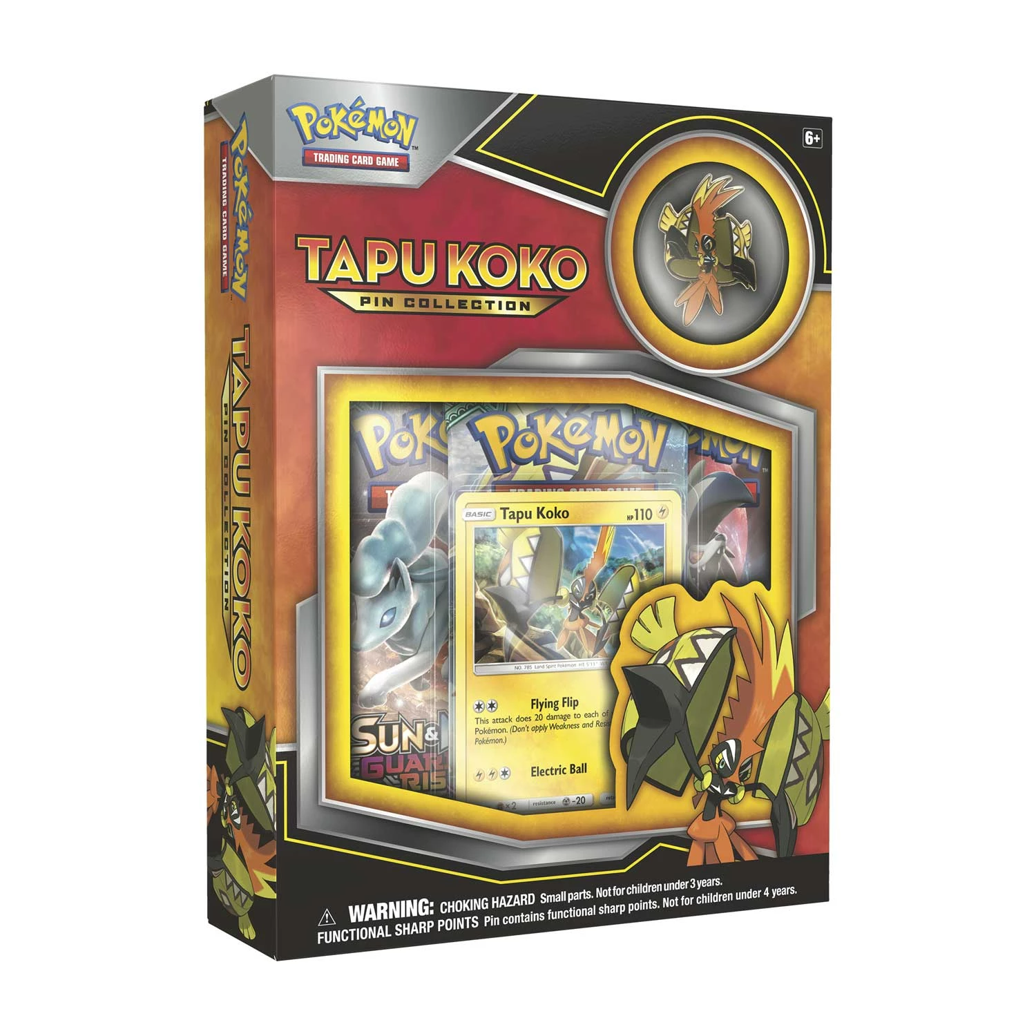 Pokemon TCG: Tapu Koko: Pin Collection 3 Pokemon TCG: Tapu Koko: Pin Collection