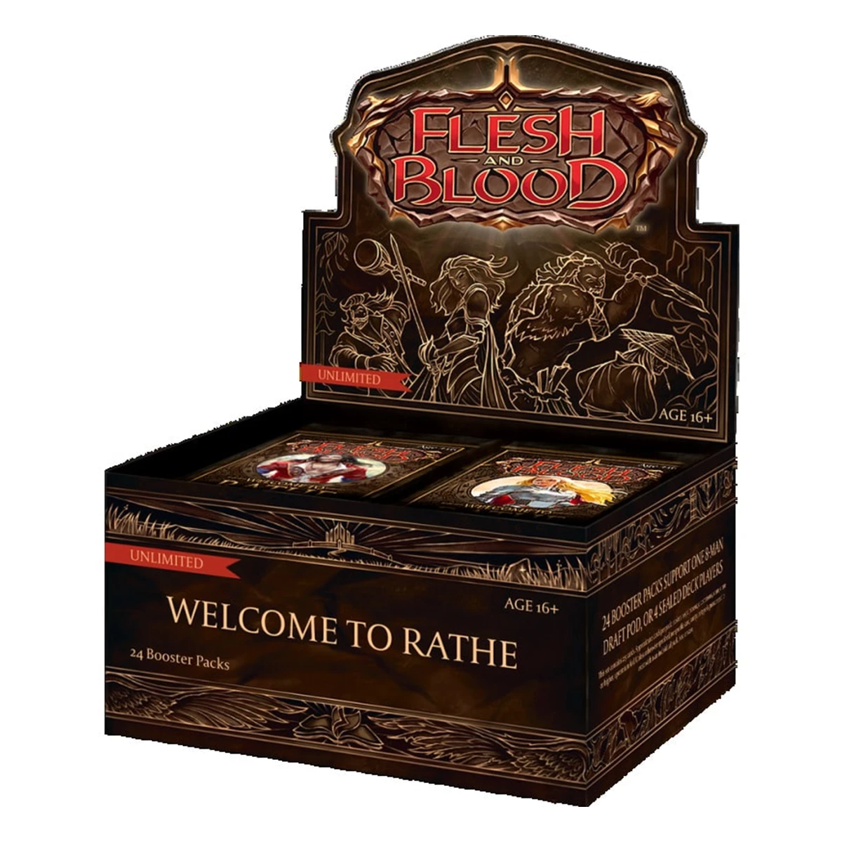 Flesh & Blood TCG: Welcome To Rathe: Unlimited Booster Box 3 Flesh & Blood TCG: Welcome To Rathe: Unlimited Booster Box
