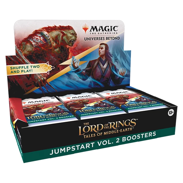 Wizards Of The Coast Magic The Gathering: The Lord Of The Rings: Tales Of Middle-earth: Jumpstart Vol. 2 Booster Display 3 Wizards Of The Coast Magic The Gathering: The Lord Of The Rings: Tales Of Middle-earth: Jumpstart Vol. 2 Booster Display