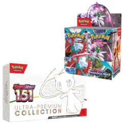 Pokémon TCG: Paradox Rift Booster Display + 151 UPC Combo
