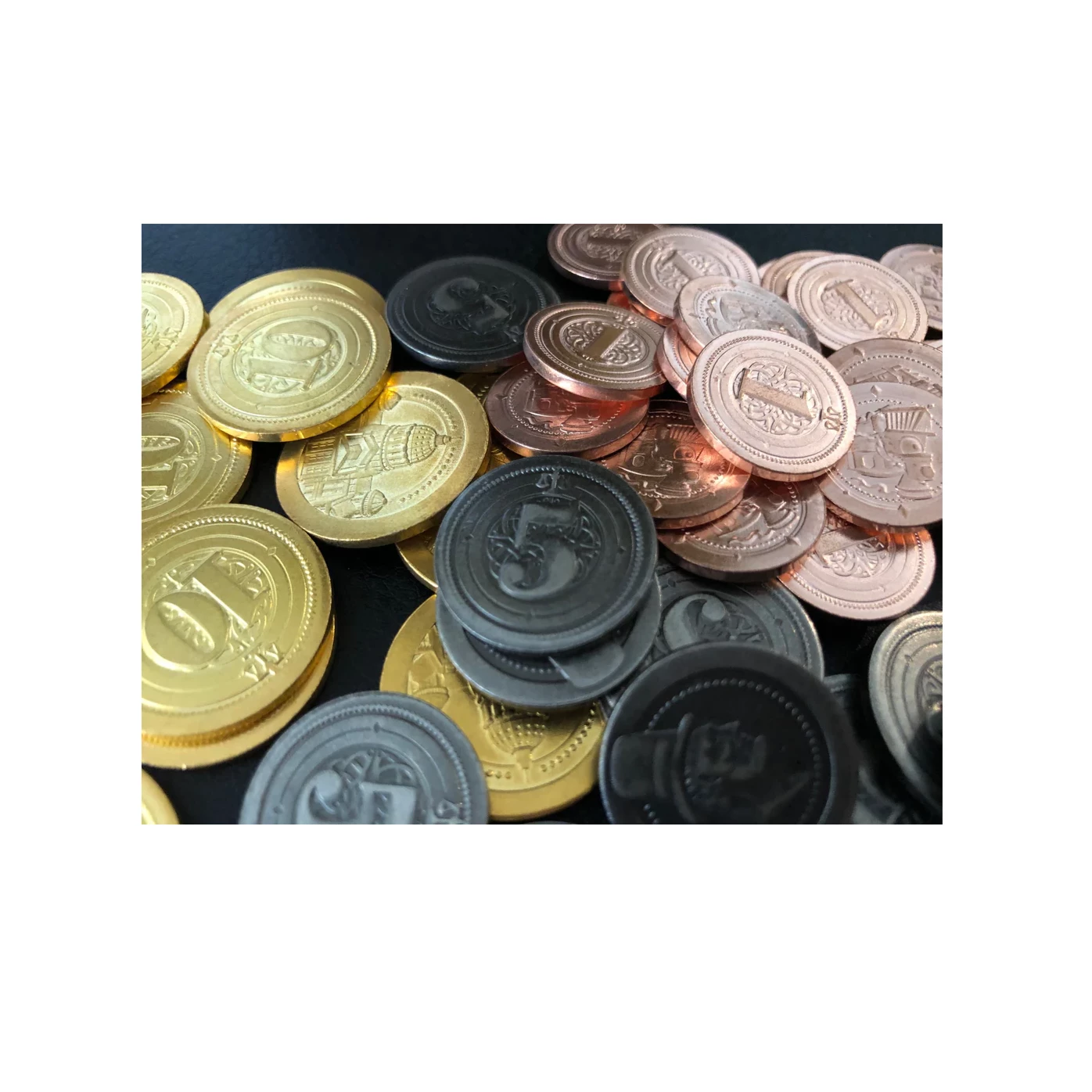 50 Metal Industrial Coins: Board Game Upgrade Set 3 50 Metal Industrial Coins: Board Game Upgrade Set